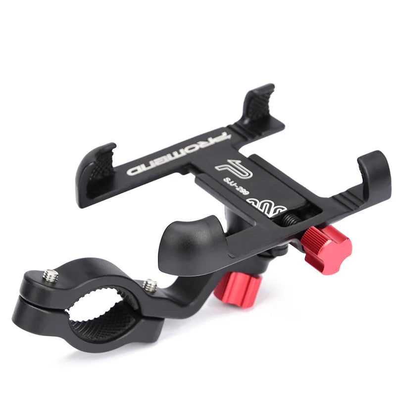 Aluminum 360° Rotating Motorcycle & Bicycle Phone Holder for 4.0–6.5" Phones
