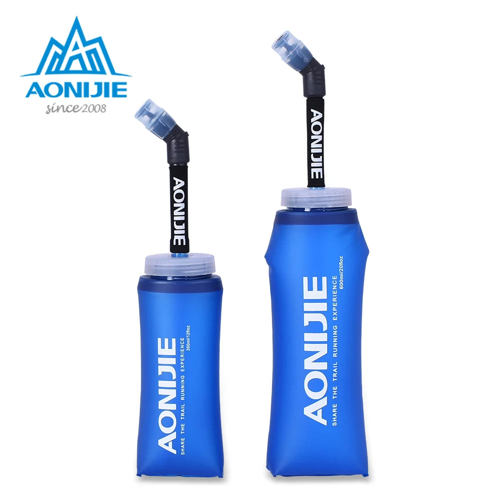 AONIJIE SD13 350ml/600ml Folding Soft Flask TPU BPA Free Collapsible Water Bottle for Running/Hiking