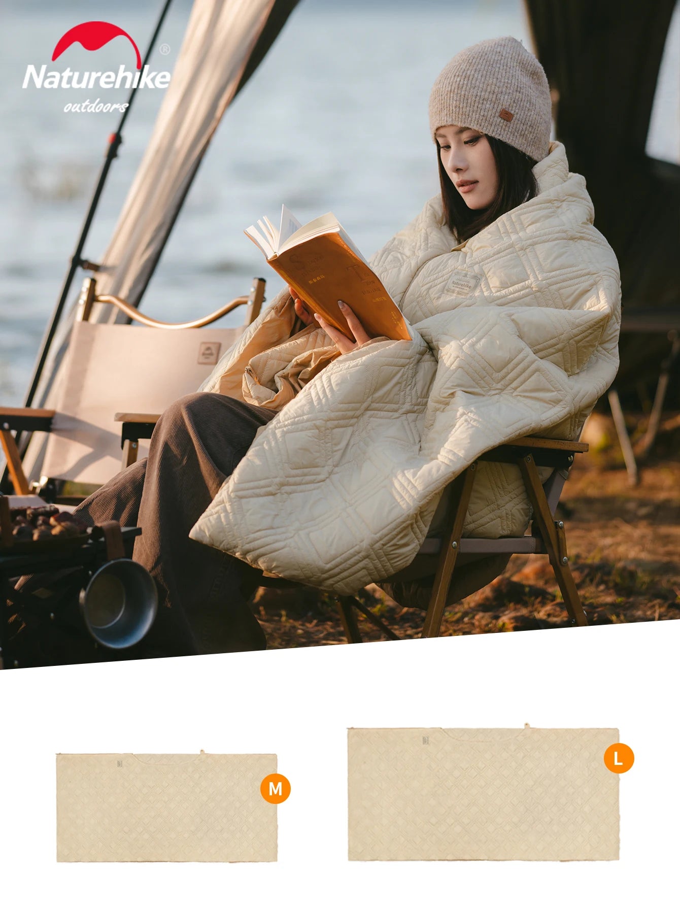 Naturehike Electric Heated Blanket USB Heating Blanket for Winter Camping Thermal Sleeping Bag Liner