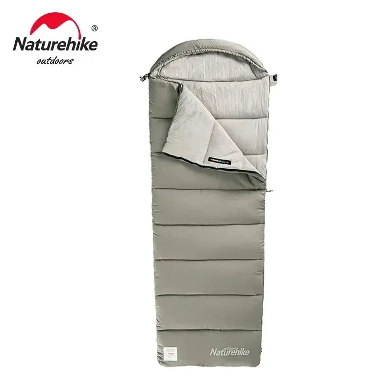 M180 Ultralight Hooded Sleeping Bag Waterproof Spliceable Winter Camping Warm 1℃–12℃