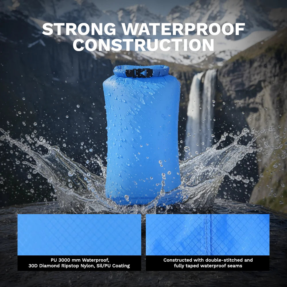 Fire-Maple Ultralight Waterproof Dry Bag – 6L / 12L / 24L Floating Outdoor Storage