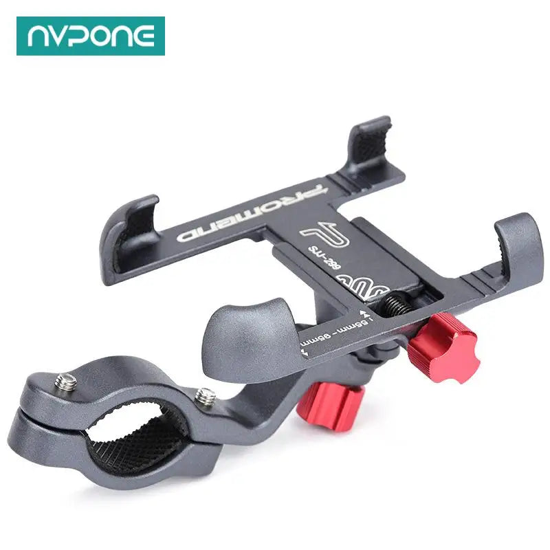 Aluminum 360° Rotating Motorcycle & Bicycle Phone Holder for 4.0–6.5" Phones