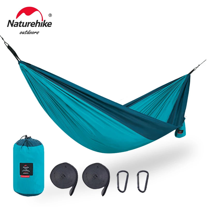 Ultralight 2-Person Hammock Tear-Resistant Portable Camping Hunting Sleeping Swing Hammock