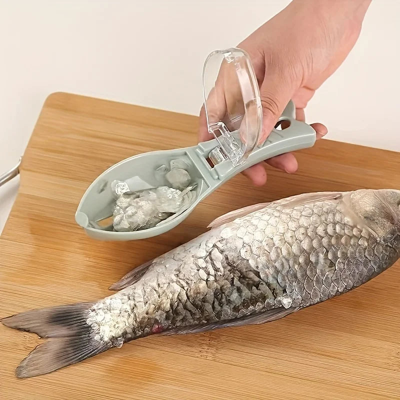 Plastic Fish Scale Removal Tool - Easy Cleaning Fish Skin Brush for Kitchen Use