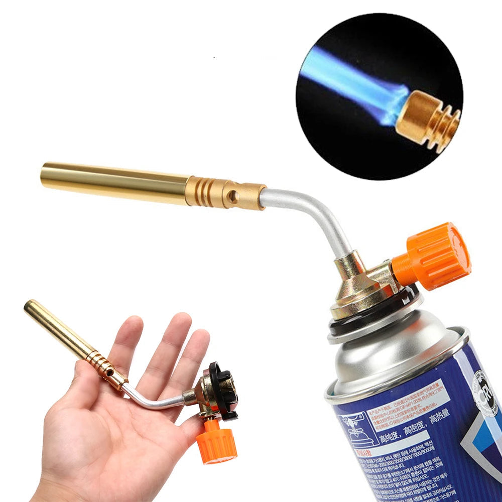 Portable Butane Gas Torch – High-Temperature Flame Gun for Welding, Soldering & Cooking Use