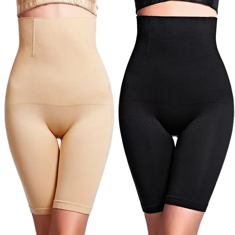 High Waist Shaping Boyshort Panties Tummy Control Seamless Slimming Shapewear Butt-Lifting Shorts