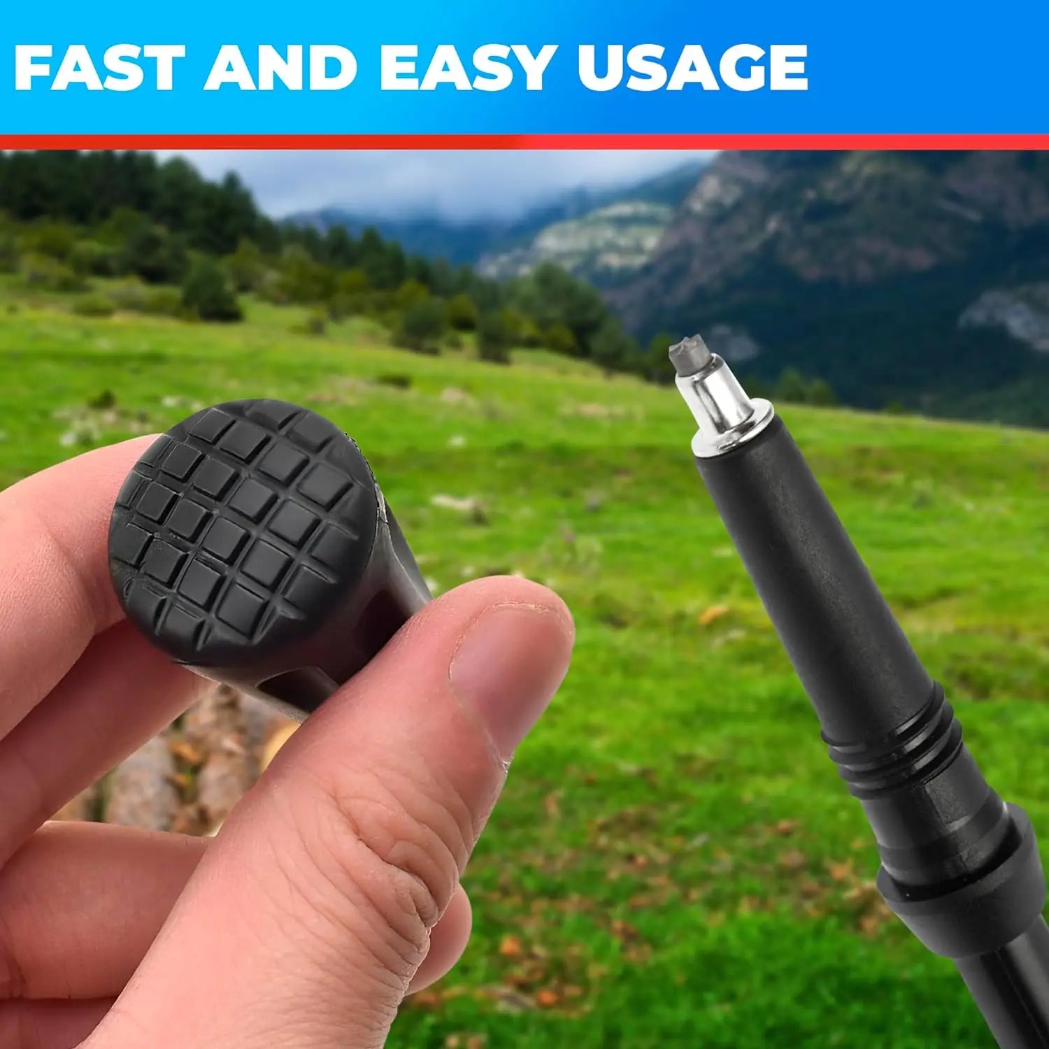 1–10Pc Anti-Slip Rubber Tips for Trekking Poles – Durable Hiking Stick End Protectors