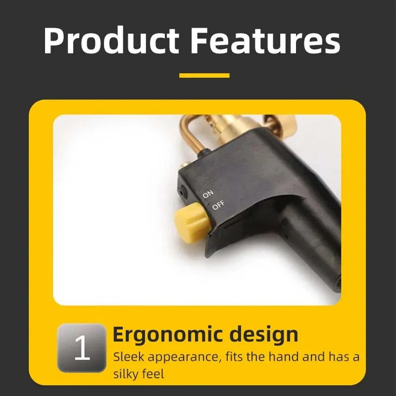 MAPP Propane Gas Welding Torch – Blow Torch for Soldering, Brazing, Plumbing & BBQ