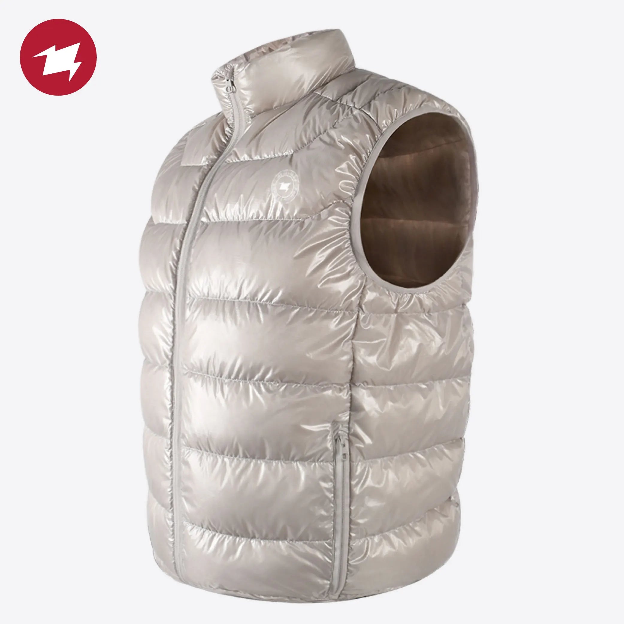 AEGISMAX Premium Men Down Vest Sleeveless Jacket Ultralight Goose Down Waistcoat Unisex