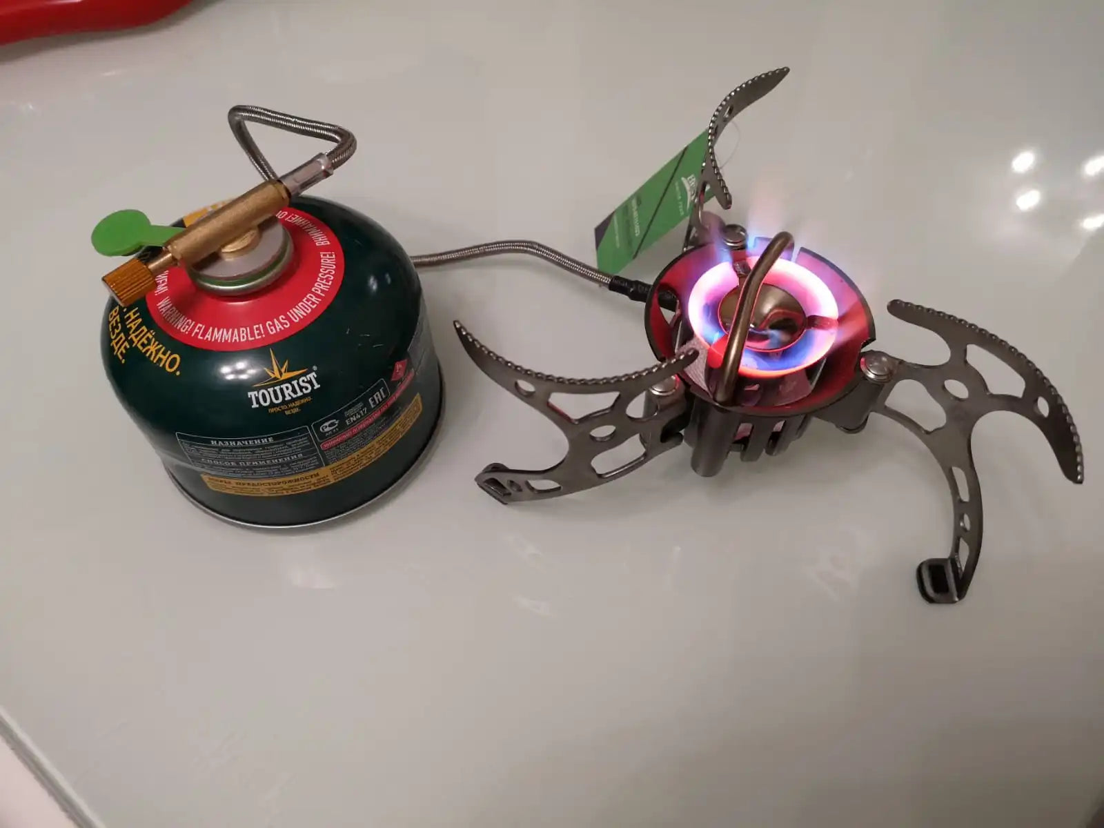 Portable Outdoor Gasoline Stove Camping Oil/Gas Multi-Use Burners Hiking Picnic Cooker