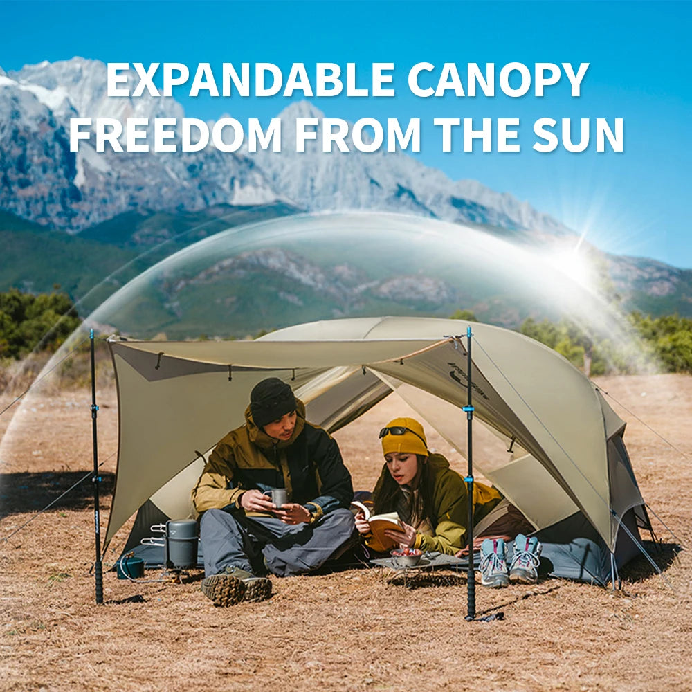 NATUREHIKE Mongar UL & PRO Ultralight Waterproof Tents for 1–3 People (15D/20D Options)