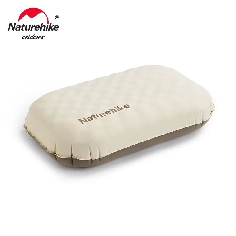Naturehike Feather Bone 2-in-1 Foam Inflatable Pillow – Waterproof & Adjustable for Camping & Travel