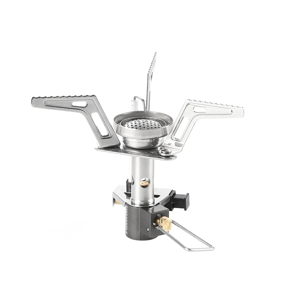 Torch Ultralight Gas Stove with Piezo Ignition for Camping & Backpacking 7165BTU/h