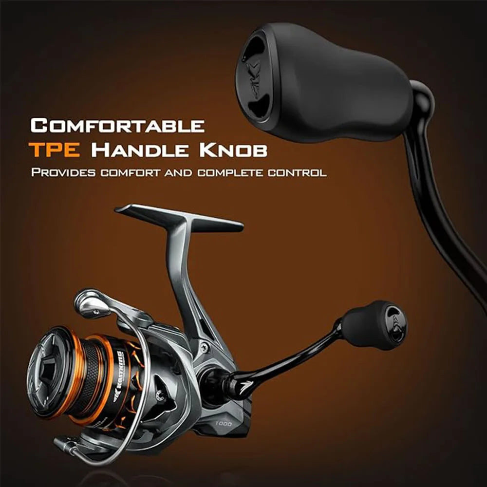 KASTKING Kestrel SFS Spinning Reel – 4.5KG Drag, 10+1 Bearings, 6.2:1 Gear Ratio, 1000 Size Carbon
