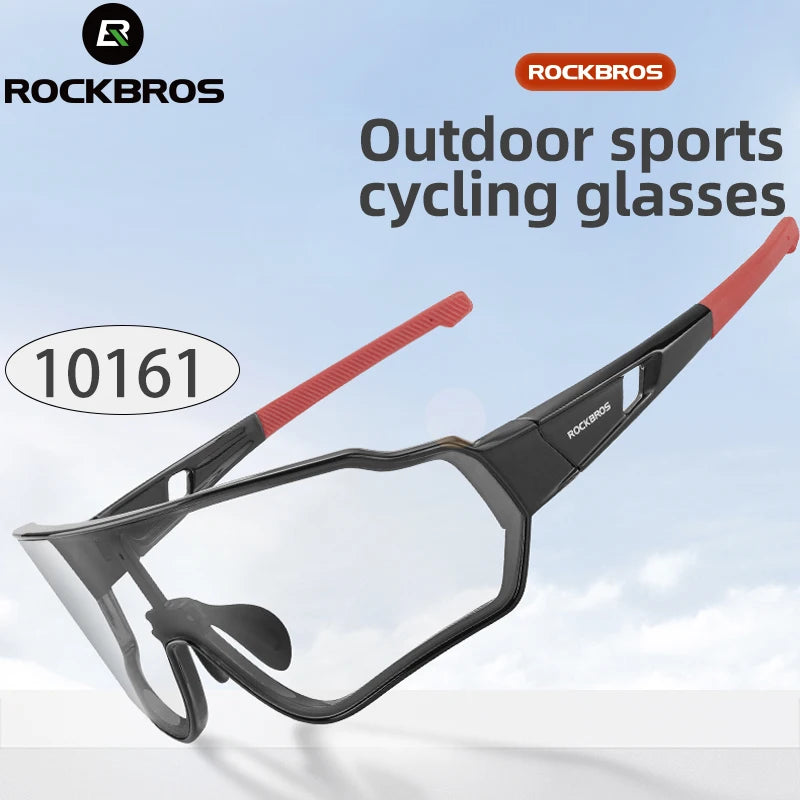 ROCKBROS 10161 Cycling Glasses Photochromic Polarized UV400 Sports Sunglasses
