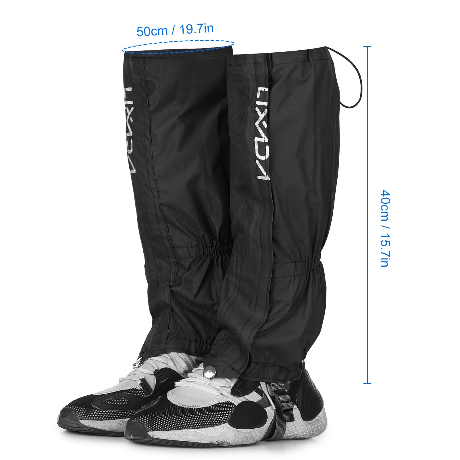 LIXADA Waterproof Snow Gaiters for Skiing, Hiking, Camping & Climbing – Unisex