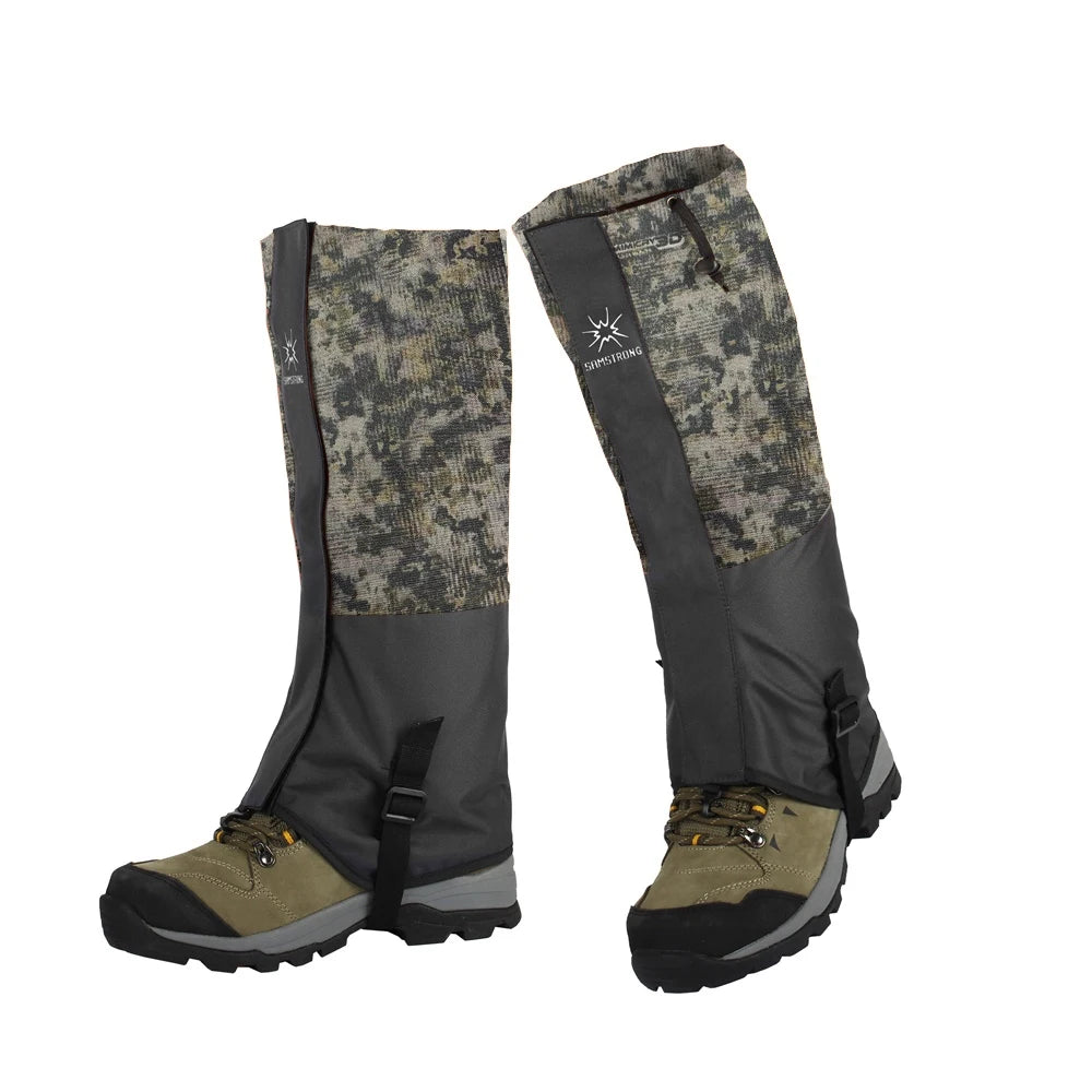 Waterproof Polyester Leg Gaiters – Snow & Sand Protection for Hiking, Skiing, and Mountaineering