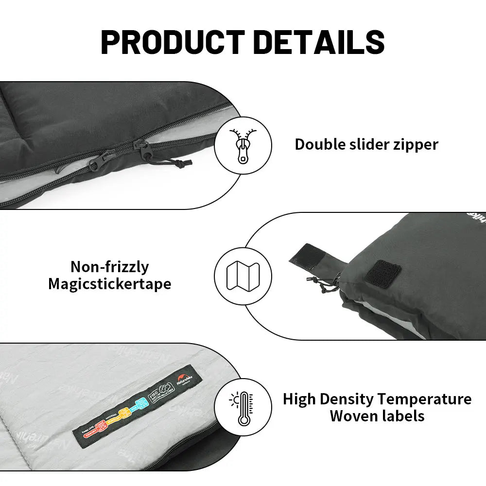 F150 Phoenix Ultralight Splicable Cotton Sleeping Bag Camping Hiking Travel Machine Washable