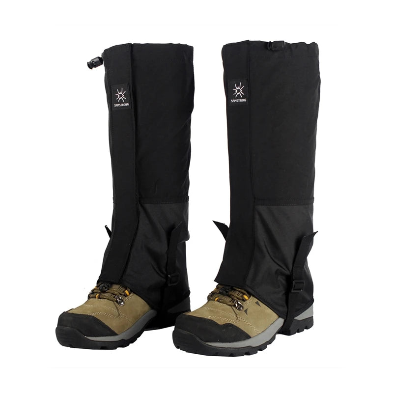 Outdoor Travel Waterproof Leg Gaiters – Snowproof Leg Warmers for Hiking, Climbing, & Winter Sports