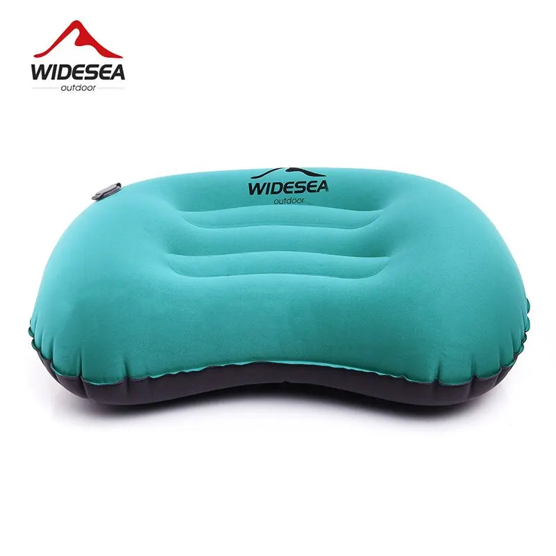 Widesea Portable Inflatable Pillow – Lightweight Folding Travel Cushion | WIDESEA