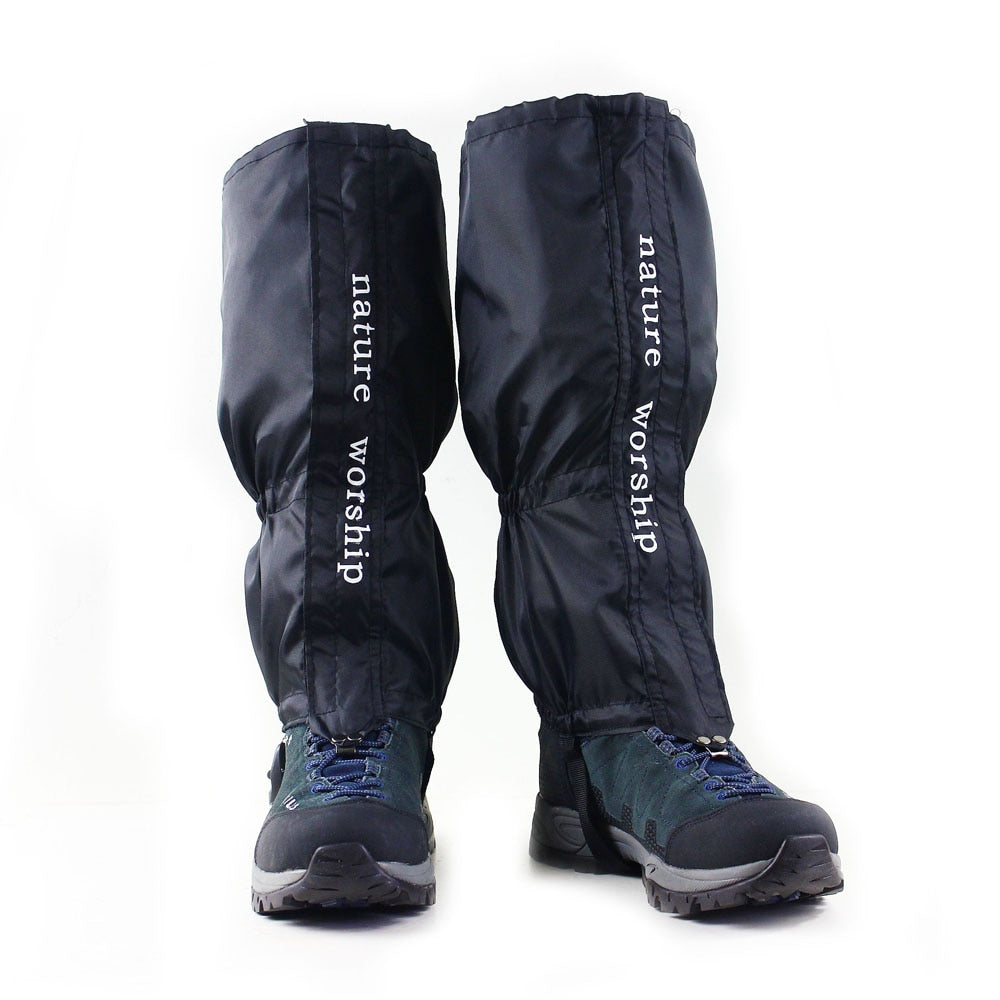 1 Pair Waterproof Outdoor Hiking Walking Climbing Hunting Snow Legging Gaiters Ski Gaiters For Men