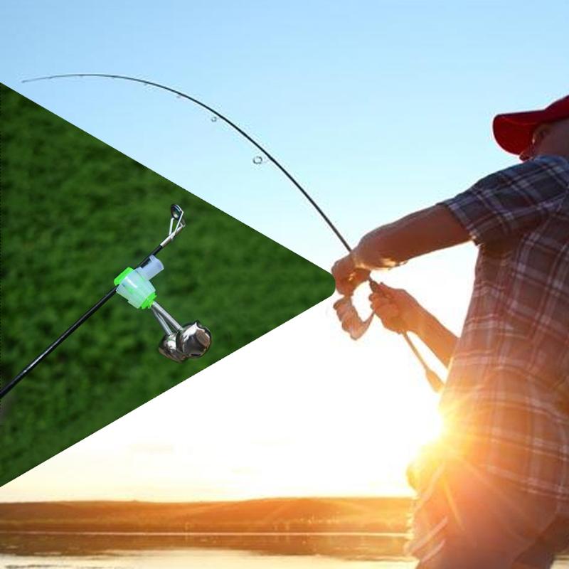 10Pcs/Set Twin Spiral Bells Fishing Bite Alarms Outdoor Night Carp Fishing Rod Tip Clips Tool Accessories peche