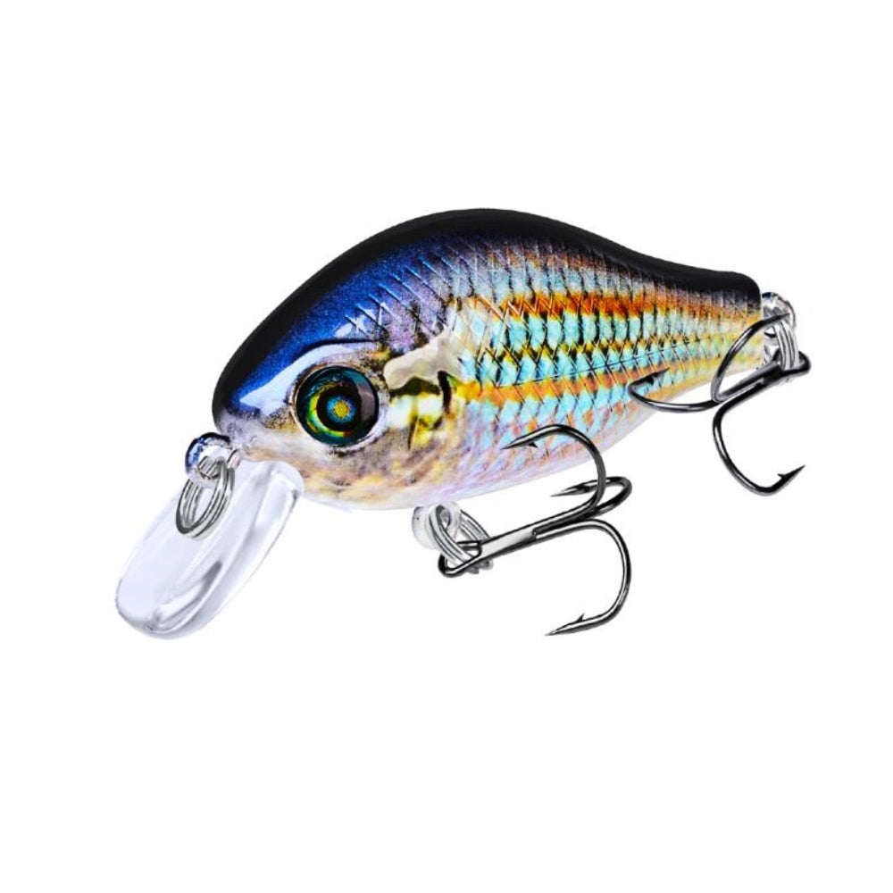 1pcs 52mm 8.5g Crank Fishing Lure Wobbler Floating Artificial plastic Hard Bait Trout Crankbait Bass Pike Japan Fishing Tackle