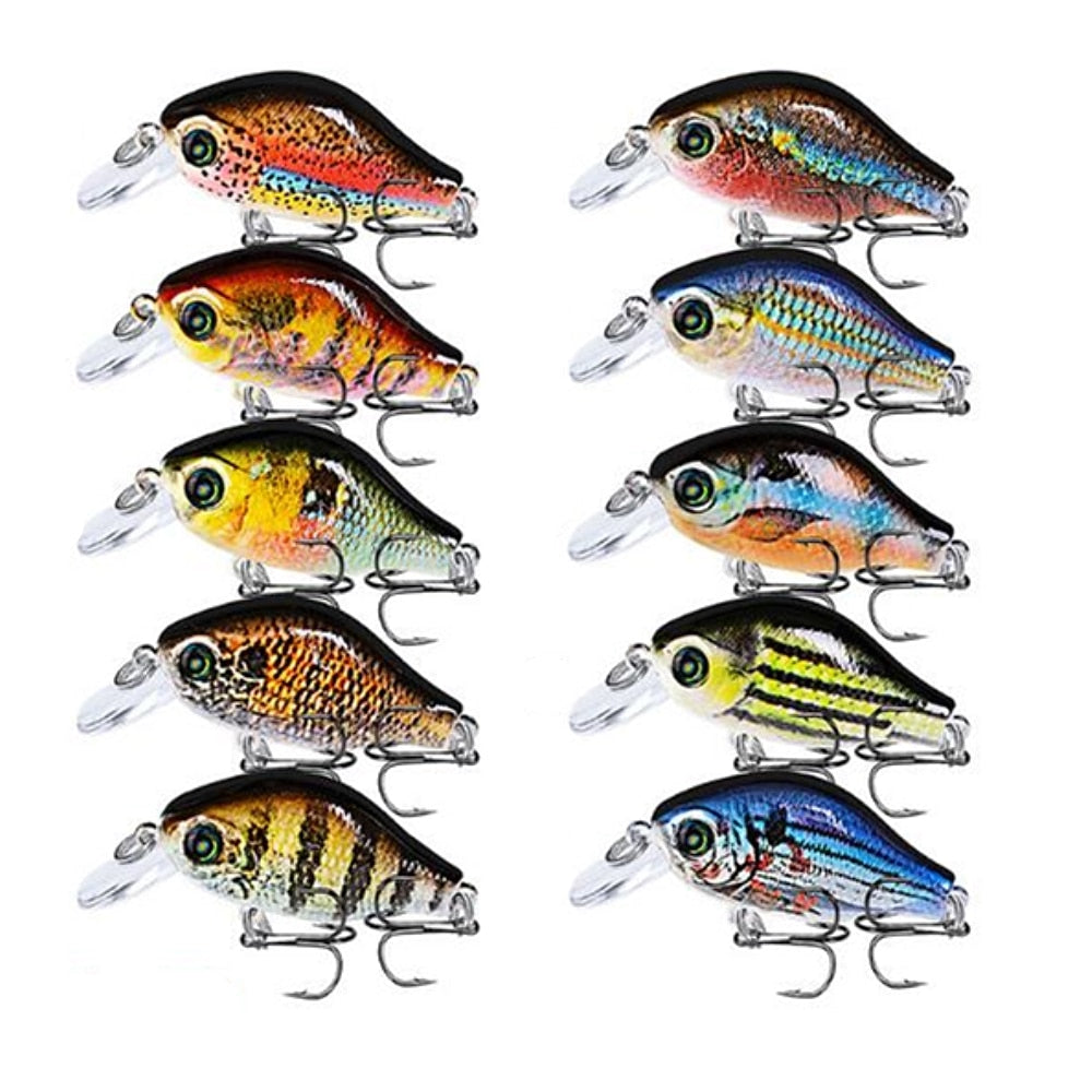 1pcs 52mm 8.5g Crank Fishing Lure Wobbler Floating Artificial plastic Hard Bait Trout Crankbait Bass Pike Japan Fishing Tackle