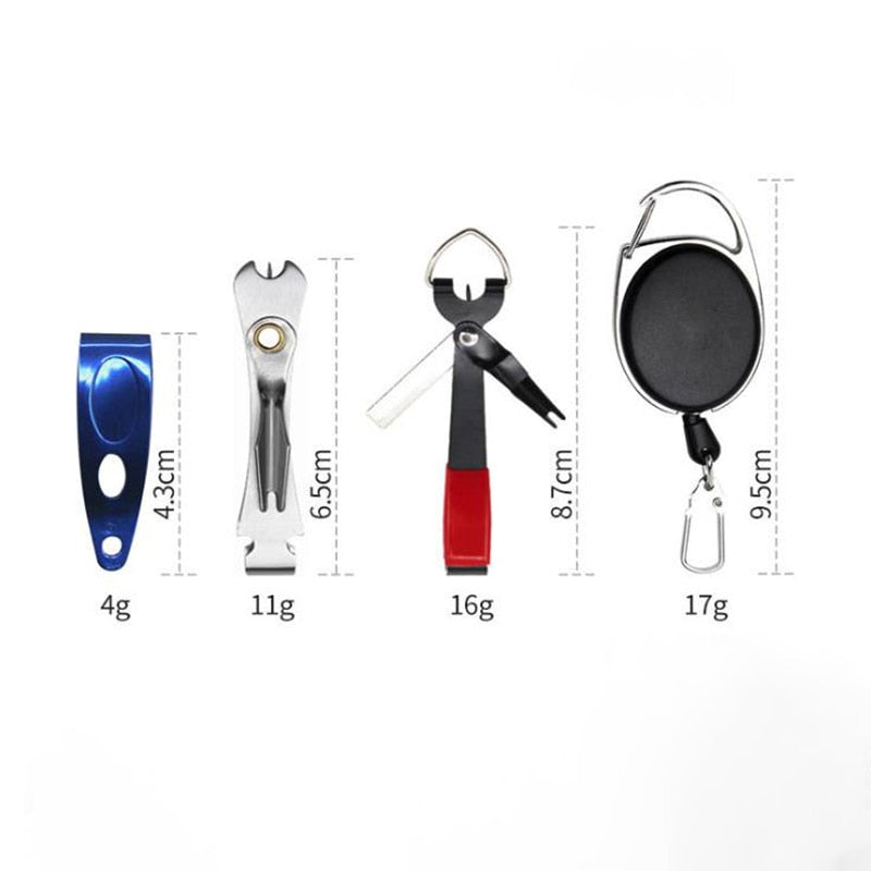 1pcs Fishing Quick Knot Tool Fast Tie Nail Knotter Line Cutter Clipper Nipper Hook Sharpener