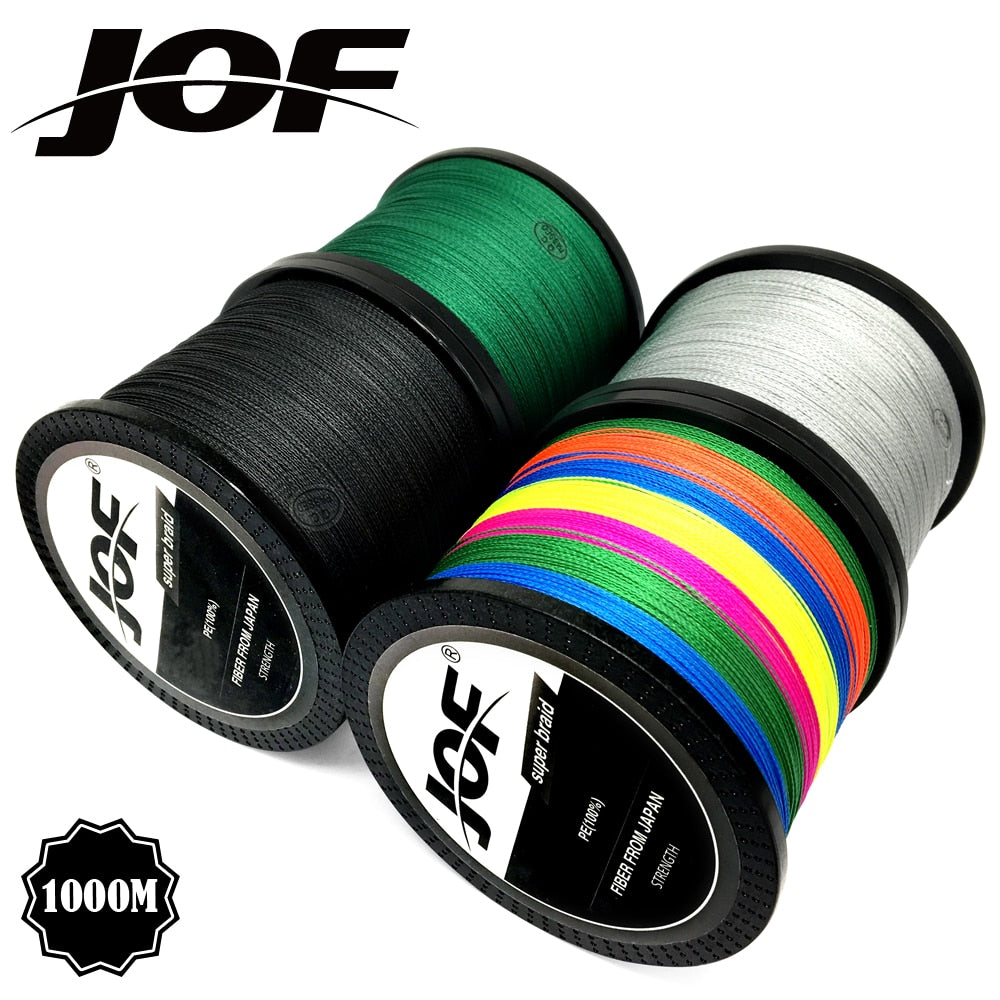 2018 JOF 300m 500m 1000m 10LB - 80LB PE Multifilament 4 Strands Braid Line Ocean Fishing Super