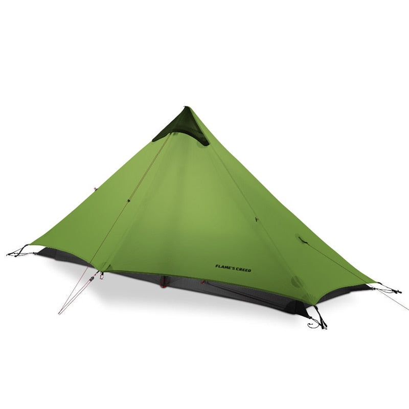 LanShan 1 FLAME'S CREED 1 Person Outdoor Ultralight Camping Tent 3 Season Professional 15D