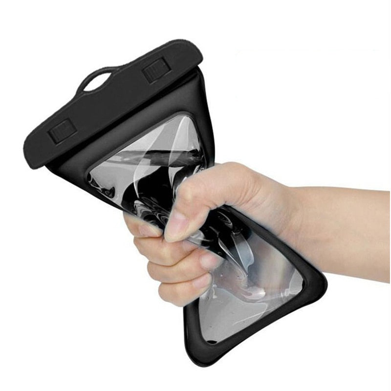 2019 Runseeda 6Inch Floating Airbag Swimming Bag Waterproof Mobile Phone Pouch Cell Phone Case For