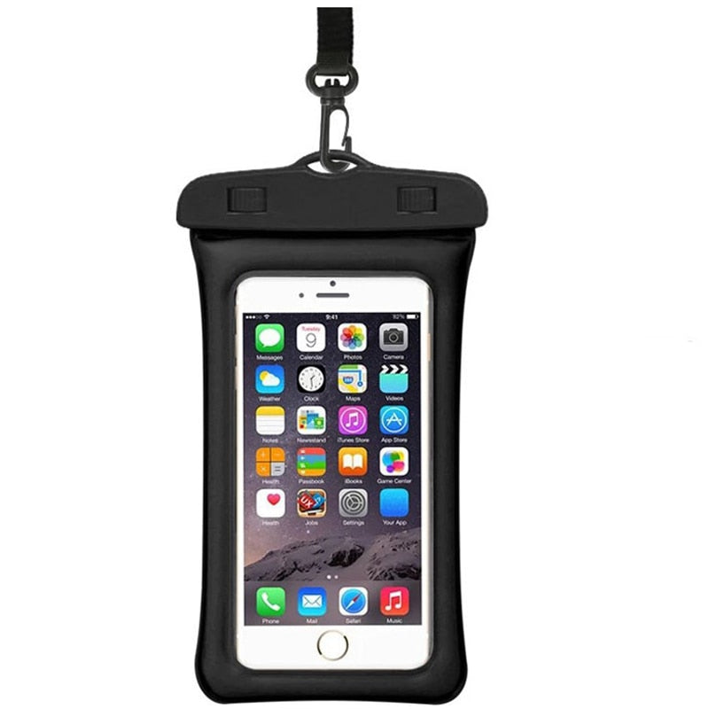 2019 Runseeda 6Inch Floating Airbag Swimming Bag Waterproof Mobile Phone Pouch Cell Phone Case For