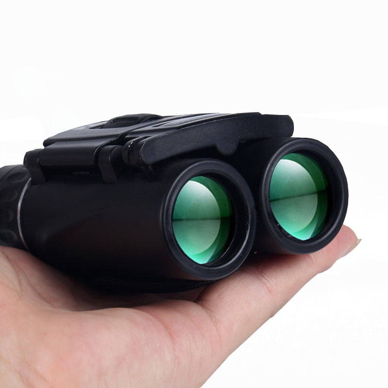 40x22 HD Powerful Binoculars 2000M Long Range Folding Mini Telescope BAK4 FMC Optics For Hunting