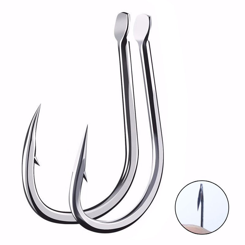crooked fish hook 50PCS/lot Izu 1-13# High carbon steel Crooked Barbed Fishhook Black Fl