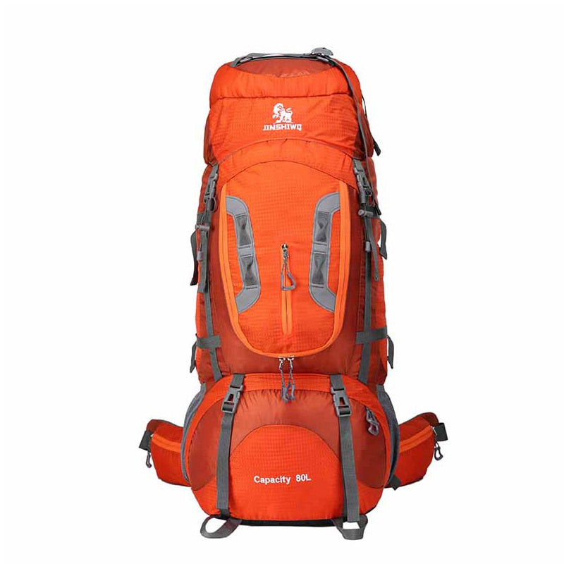 80L Camping Hiking Backpacks Big Outdoor Bag Backpack Nylon superlight Sport Travel Bag Aluminum