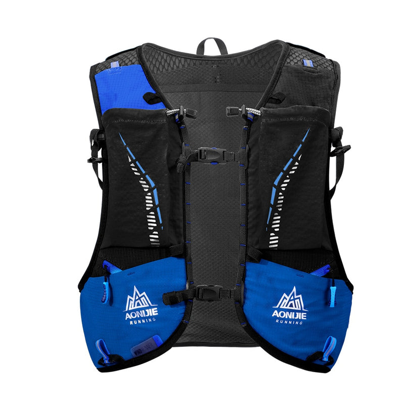 Black Ultra Vest 18L Hydration Backpack Pack Bag Soft Water Bottle Flask For Trail Marathon Race