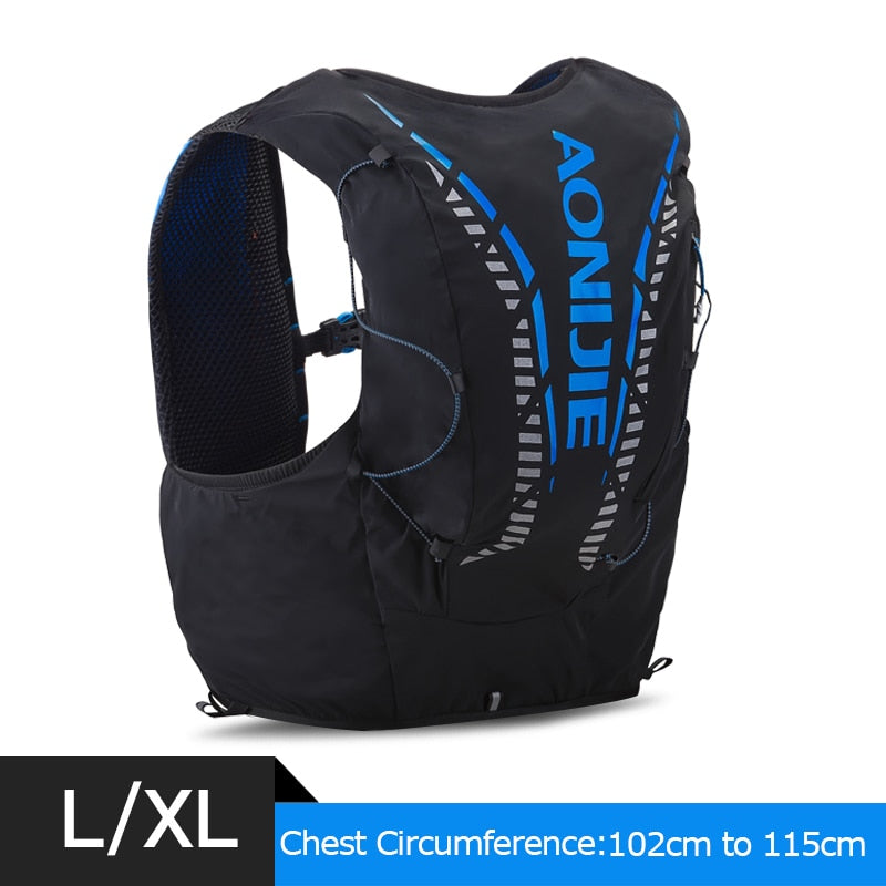 Advanced Skin 12L Hydration Backpack Pack Bag Vest Soft Water Bladder Flask