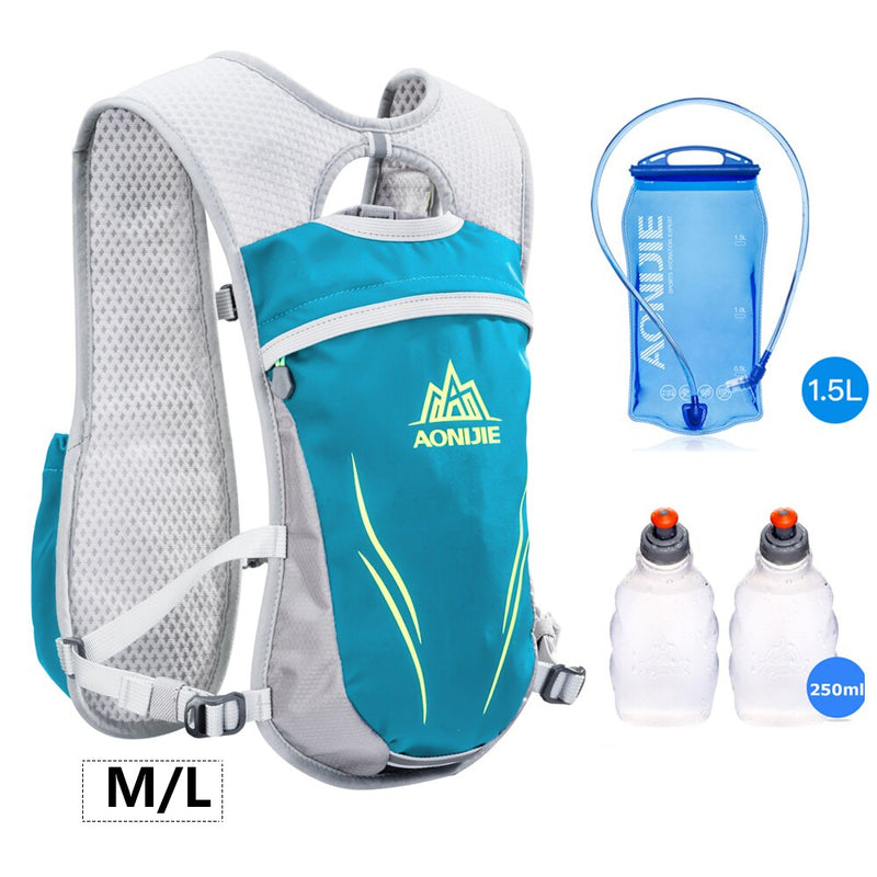Hydration Backpack Rucksack Bag Vest Harness For 1.5L Water Bladder Hiking Camping Running