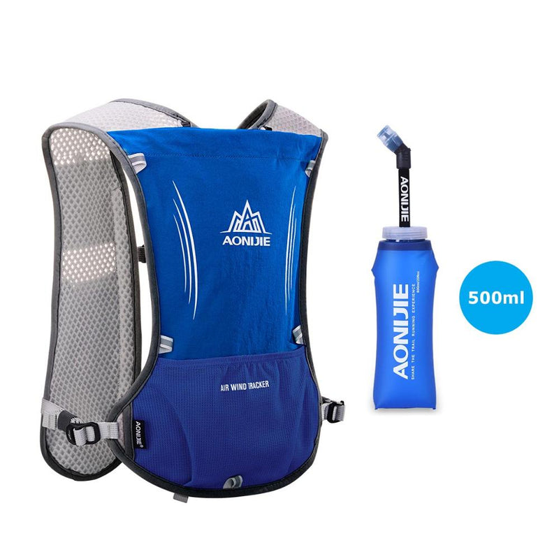 5L Hydration Backpack Rucksack Bag Vest Harness For 1.5L Water Bladder Hiking Camping Running
