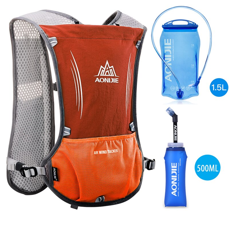 5L Hydration Backpack Rucksack Bag Vest Harness Water Bladder Hiking Camping Running