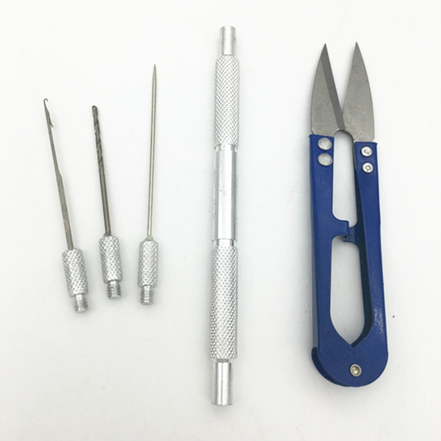 Carp Fishing Boilie Needle Splicing Needle Drill Baiting Tool Fiishing Scissors Nipper Trimming Scissors Nippers