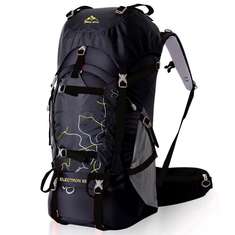 FengTu 60L Hiking Backpack Daypack For Men And Women Waterproof Camping Traveling Backpack Outdoor