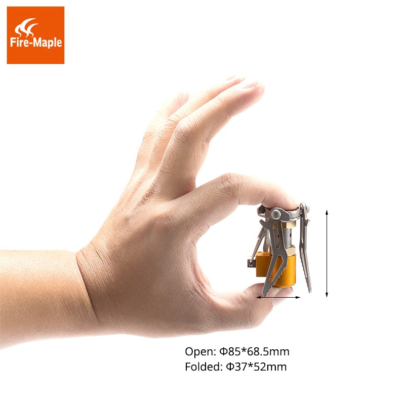 Fire Maple Camping Burners Outdoor Hiking Ultralight Rocket Stove FMS-300T Mini Titanium Stove