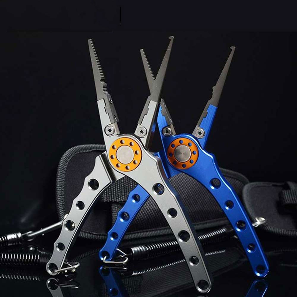 Fishing Pliers Aluminum Alloy scissors Hook Remover 150g 20CM Fishing Tools Line Cutter Multifunctional Knot Fishing Equipment