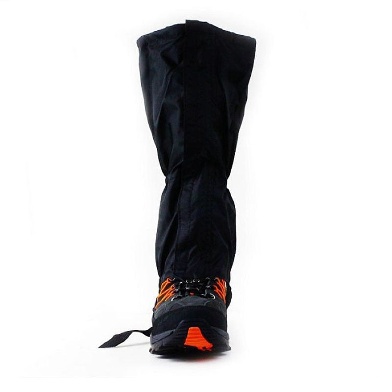 1 Pair Black Waterproof Outdoor Hiking Walking Climbing Hunting Snow Legging Gaiters