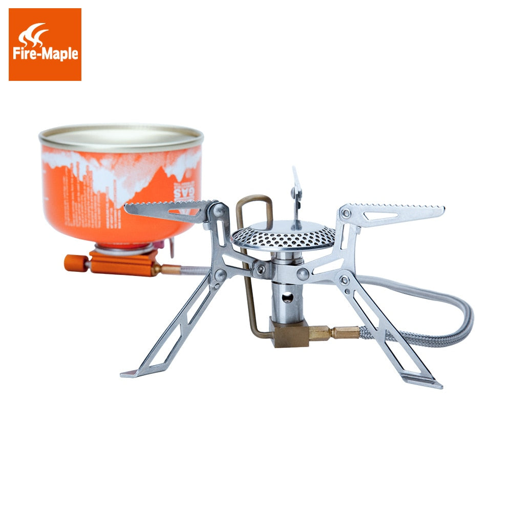 Hiking Gas Stoves Outdoor Picnic Stove Fire Maple Ultralight Portable Stainless Steel Gas Furnace