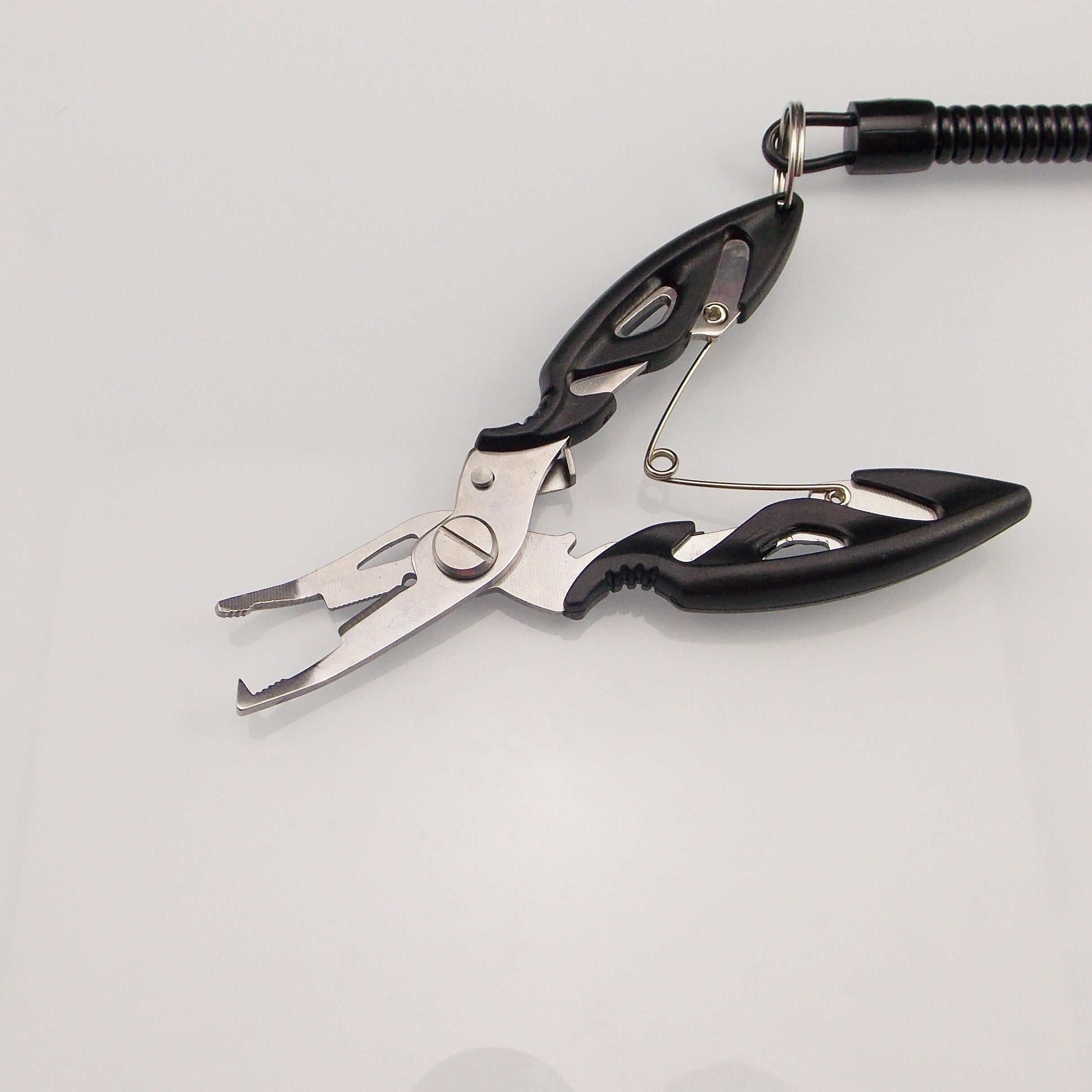 KESFISHING Fishing Multifunctional Plier Camping Secure Pliers Clip Lip Grips Fishing Tools