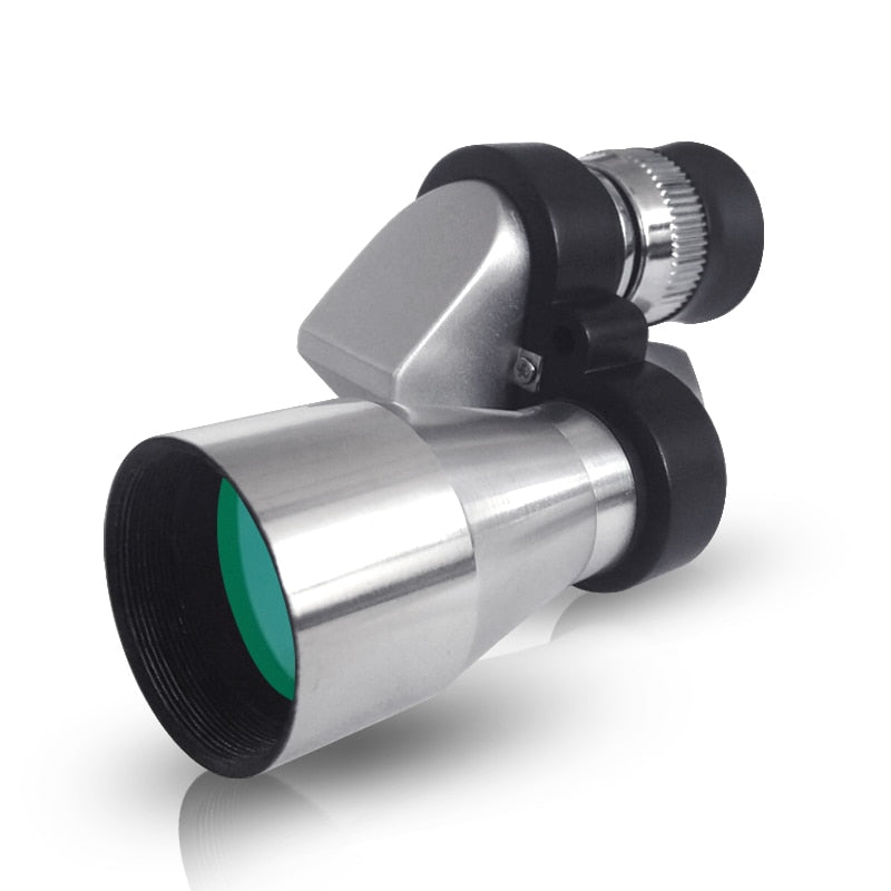 Mini 8X20mm Silver Monocular Scope for Camping Travelling Hiking Optical Monocular Telescope Green