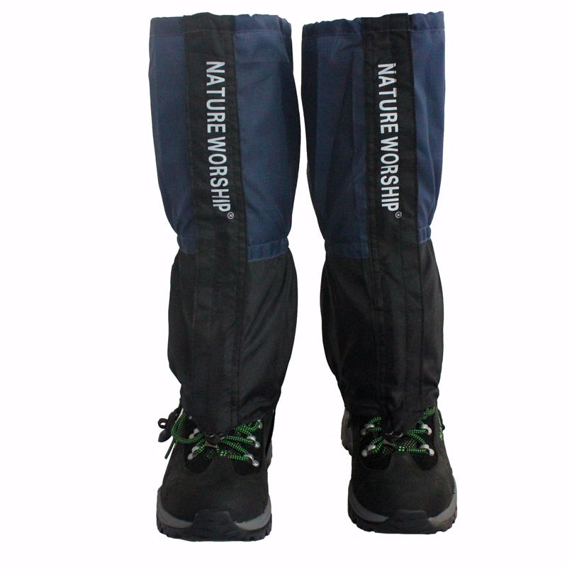 Natrure woship 1 Pair Waterproof Outdoor Hiking Walking Climbing Hunting Snow Legging Gaiters ski